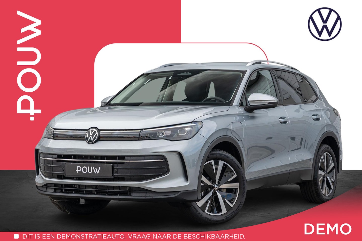 Volkswagen Tiguan - 1.5 eHybrid 204pk Life Edition | Trekhaak Uitklapbaar | 19" Velgen - AutoWereld.nl