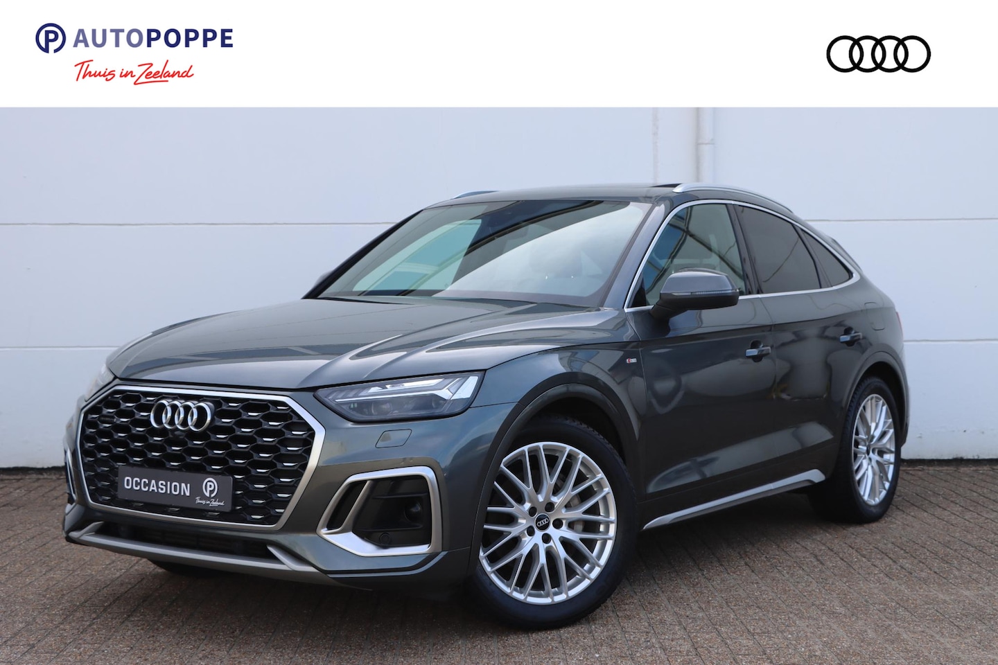 Audi Q5 Sportback - 55 TFSI e quattro S Edition Competition 367pk l LED Matrix | Pano | Luchtvering - AutoWereld.nl