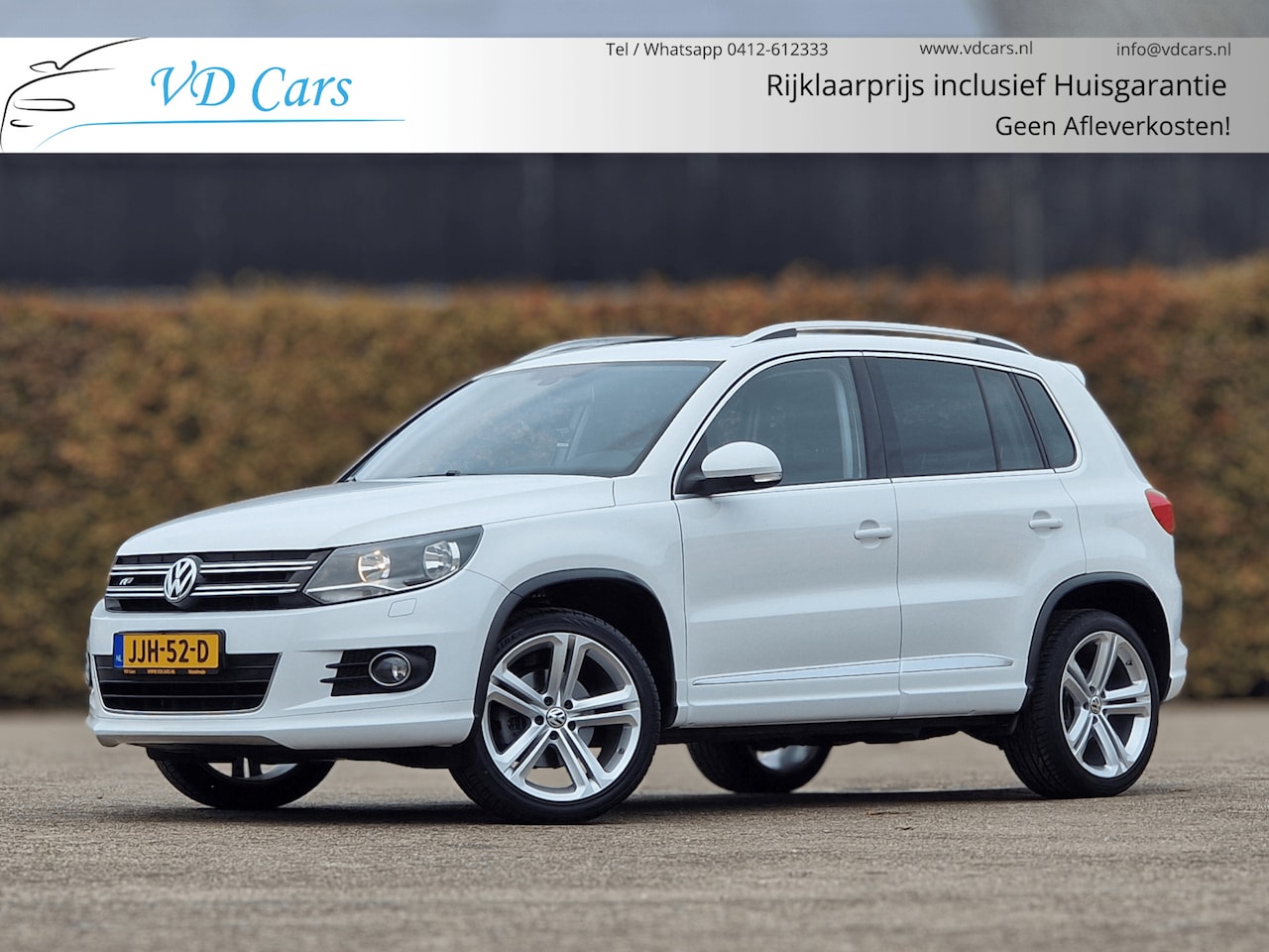Volkswagen Tiguan - 1.4 TSI R-Line AUTOMAAT*Trekhaak*Navigatie*Stoelverwarming*PDC*Climate control - AutoWereld.nl