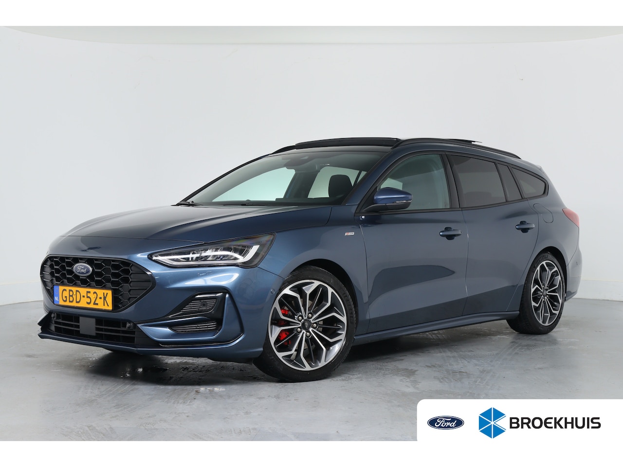 Ford Focus Wagon - 1.0 EcoBoost Hybrid ST Line X | Panoramadak | Adaptive Cruise| Stoel-/Stuurverwarming | Ca - AutoWereld.nl