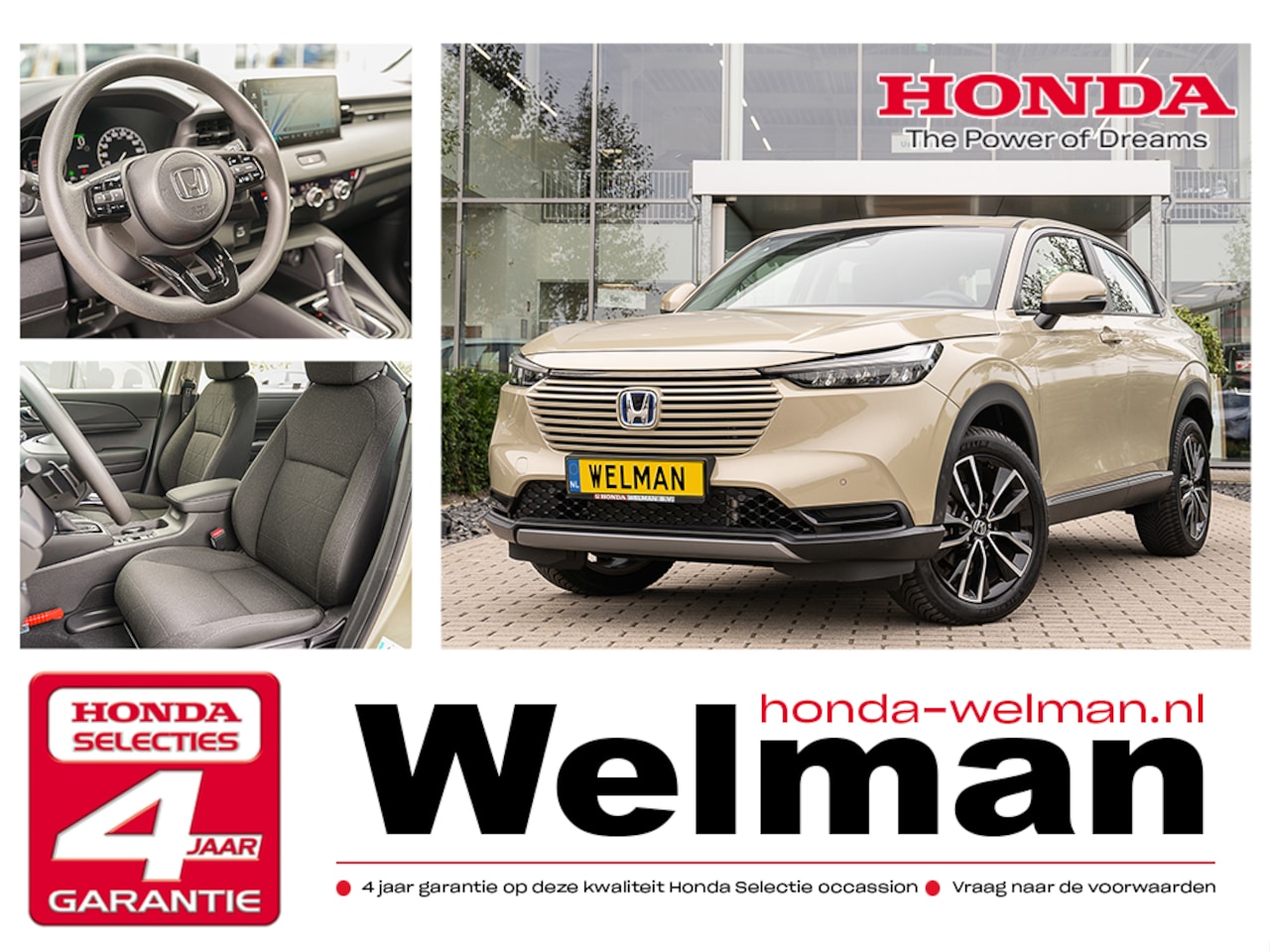Honda HR-V - 1.5i e:HEV ELEGANCE - FULL HYBRID - ALL WEATHERS - AutoWereld.nl