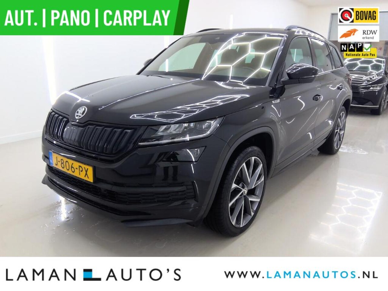 Skoda Kodiaq - 1.5 TSI Sportline Business 1.5 TSI 150pk DSG Sportline Business Aut. | Pano Open Dak Virtu - AutoWereld.nl