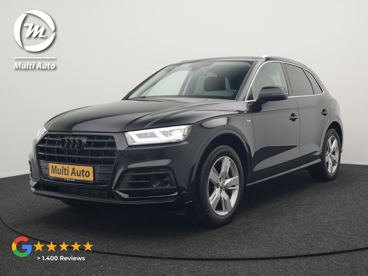 Audi Q5 - 50 TFSI e quattro S Line Plug In Hybrid 299pk Dealer O.H PHEV | Luchtvering | Trekhaak Af - AutoWereld.nl