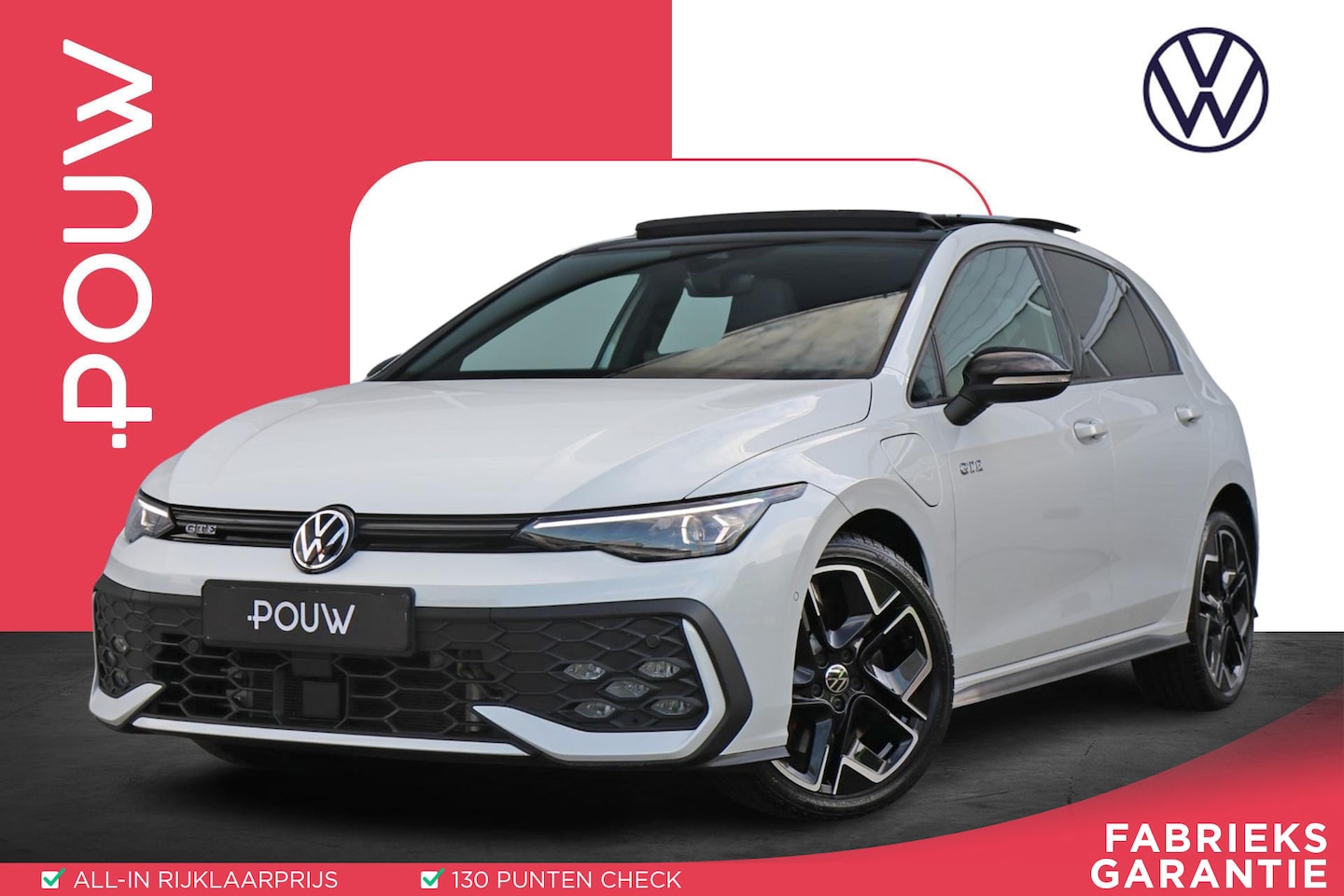 Volkswagen Golf - GTE 1.5 eHybrid 272pk | SoH 100% | Trekhaak | Panoramadak | Stoelverkoeling/Verwarming | H - AutoWereld.nl