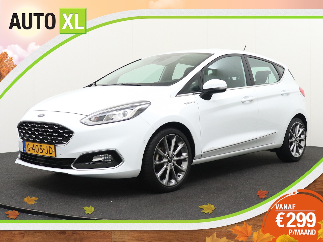 Ford Fiesta - 1.0 Aut. 100 PK Vignale Camera Leder B&O-Sound Stuur+Stoelverw. - AutoWereld.nl