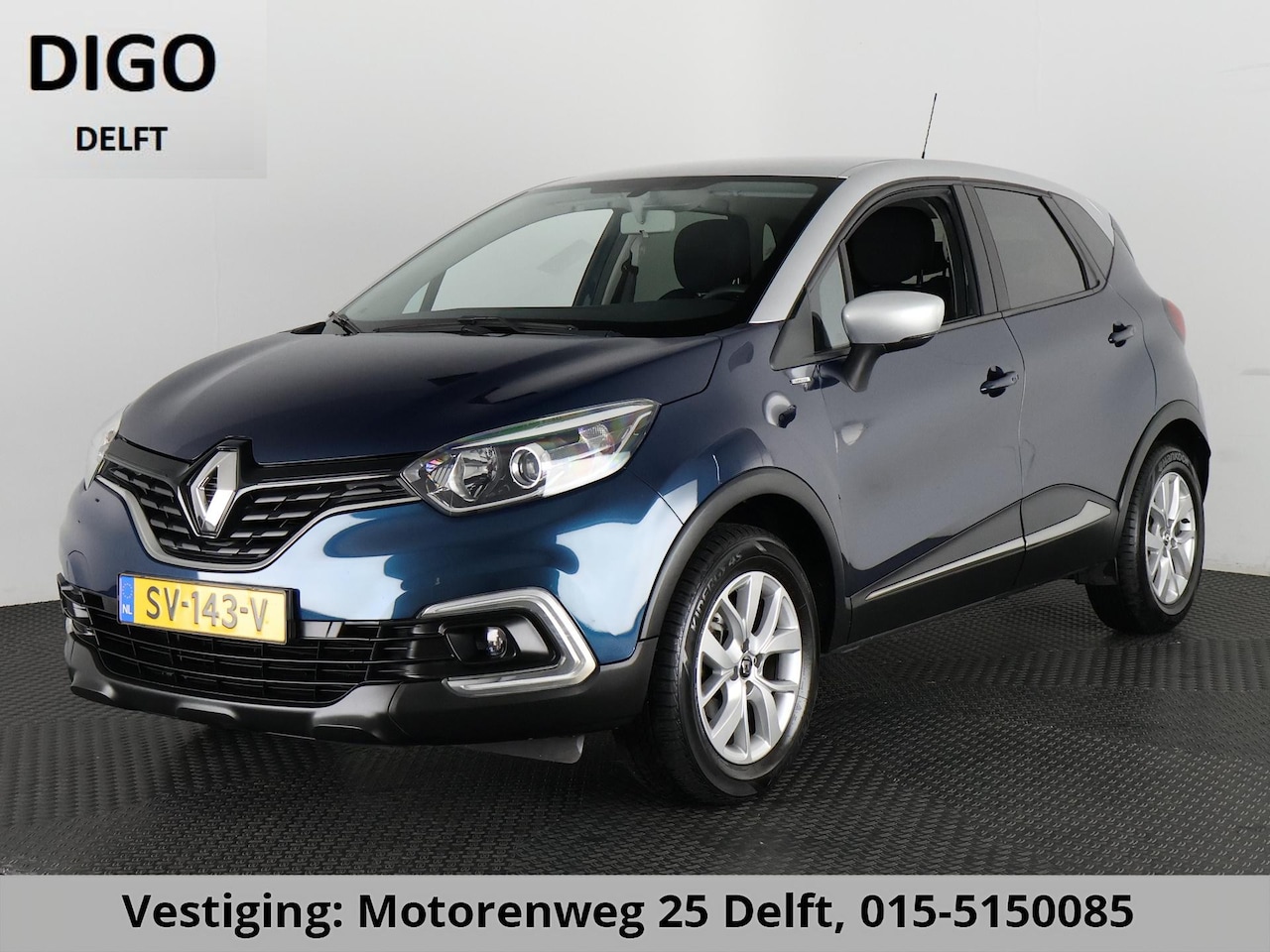 Renault Captur - TCE LIMITED NAVI TREKHAAK GARANTIE TOT 6-2028* PARKEERSENSOREN ACHTER . BI-COLOR. - AutoWereld.nl