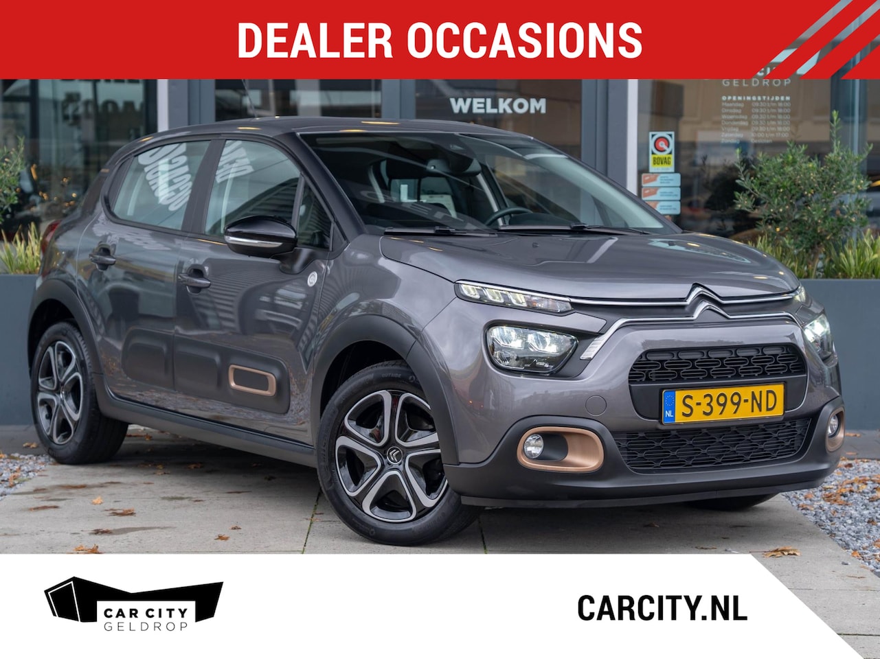 Citroën C3 - 1.2 PureTech C-Series / LED koplampen / Carplay / Clima - AutoWereld.nl