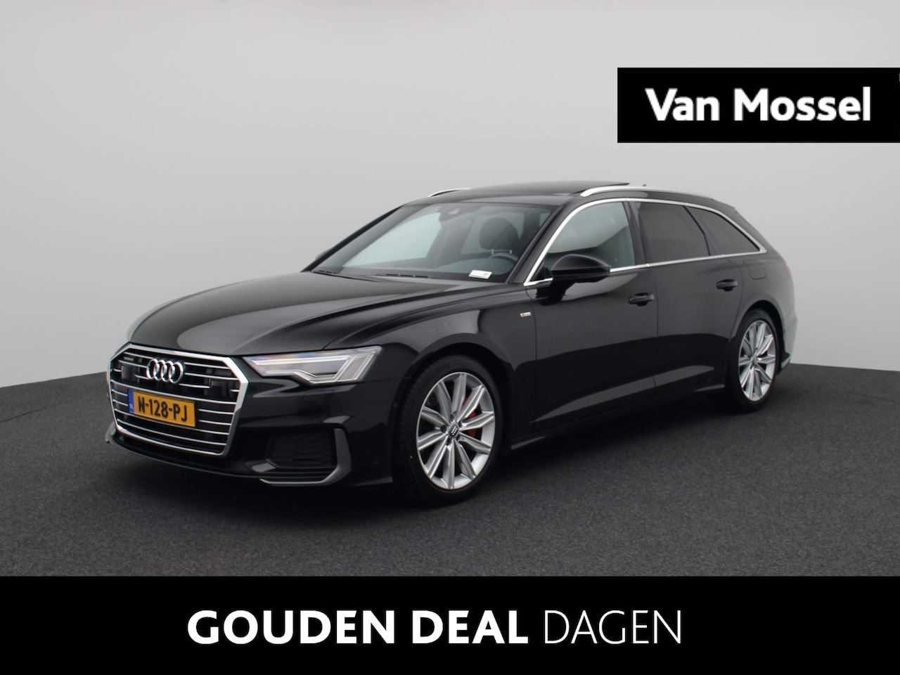Audi A6 Avant - 55 TFSI e quattro Sport 367 PK | S-line | Panoramadak | Half-Leder | Navigatie | Camera | - AutoWereld.nl