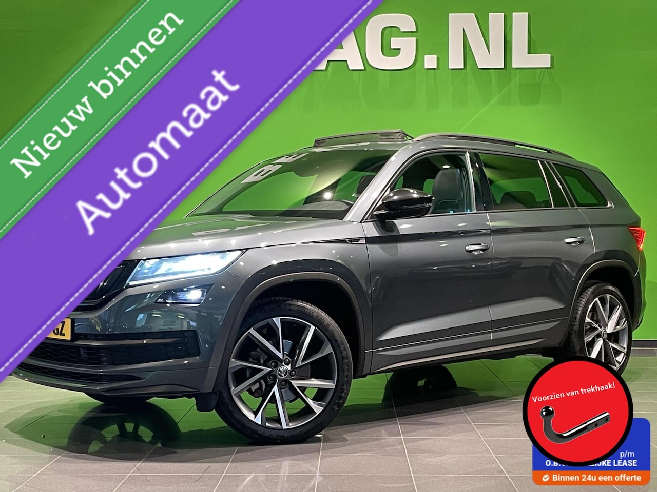 Skoda Kodiaq - 1.5 TSI Sportline Business 7p. | Panorama dak | - AutoWereld.nl