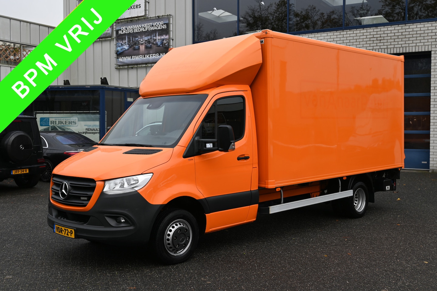 Mercedes-Benz Sprinter - 519 CDI 3.0 V6 L3 Bakwagen met laadklep 3500 KG trekhaak, Dhollandia klep, Camera, Zijdeur - AutoWereld.nl