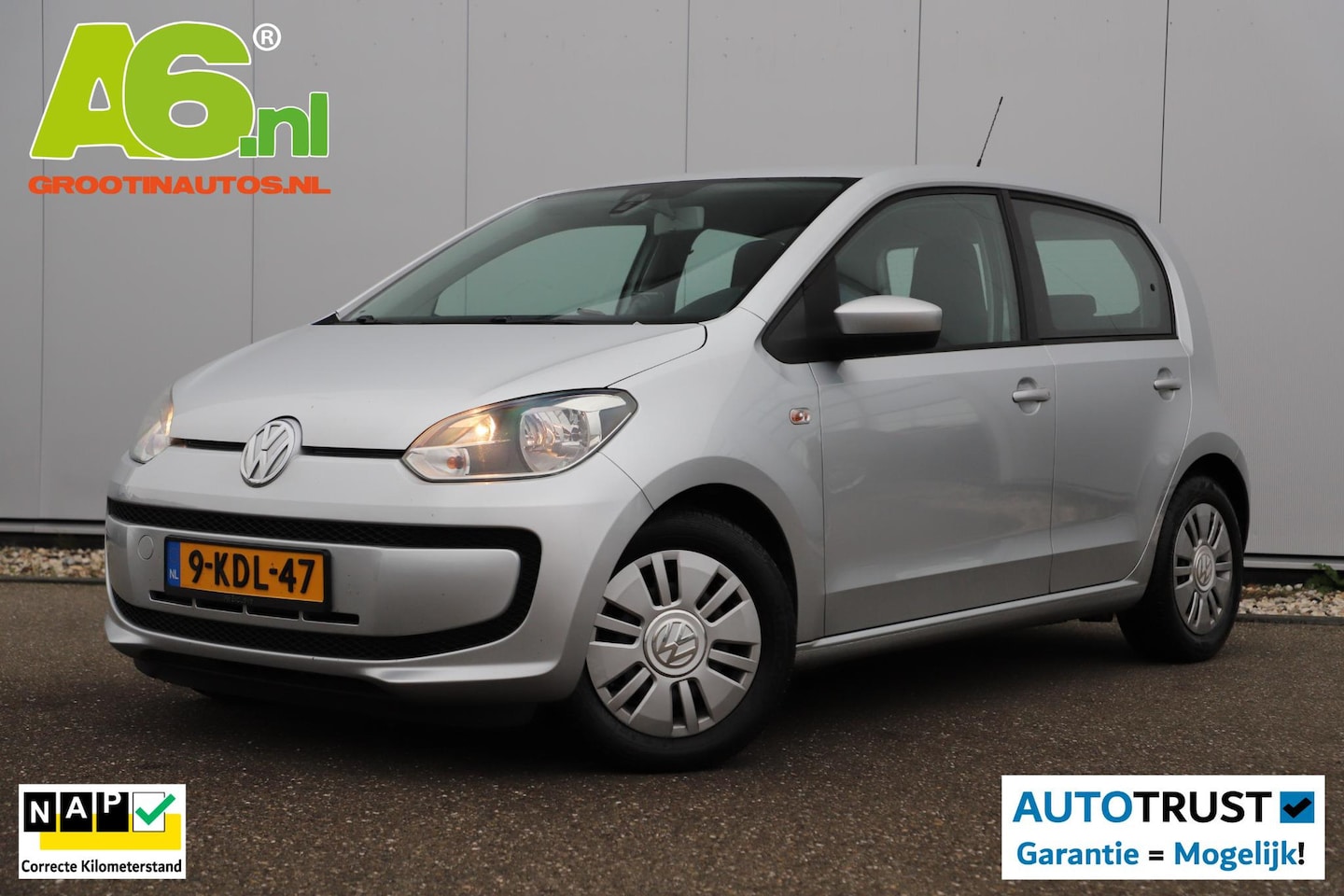 Volkswagen Up! - 1.0 move up! BlueMotion NAP! Airco Cruise Control Navigatie Bluetooth NIEUWE APK! - AutoWereld.nl