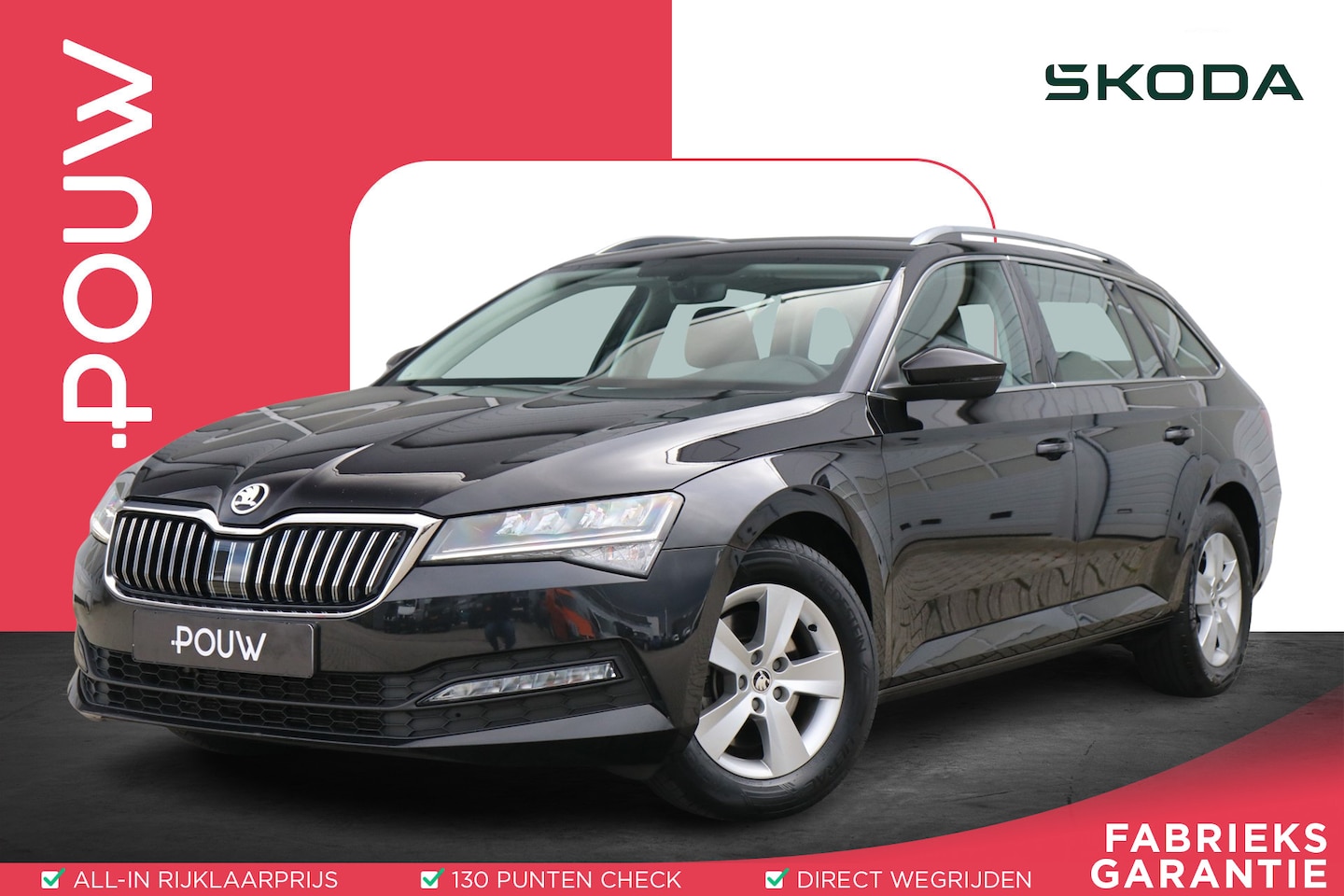 Skoda Superb Combi - 1.5 TSI 150pk DSG ACT Business Edition | Navigatie | Parkeersensoren | Climate Control | S - AutoWereld.nl