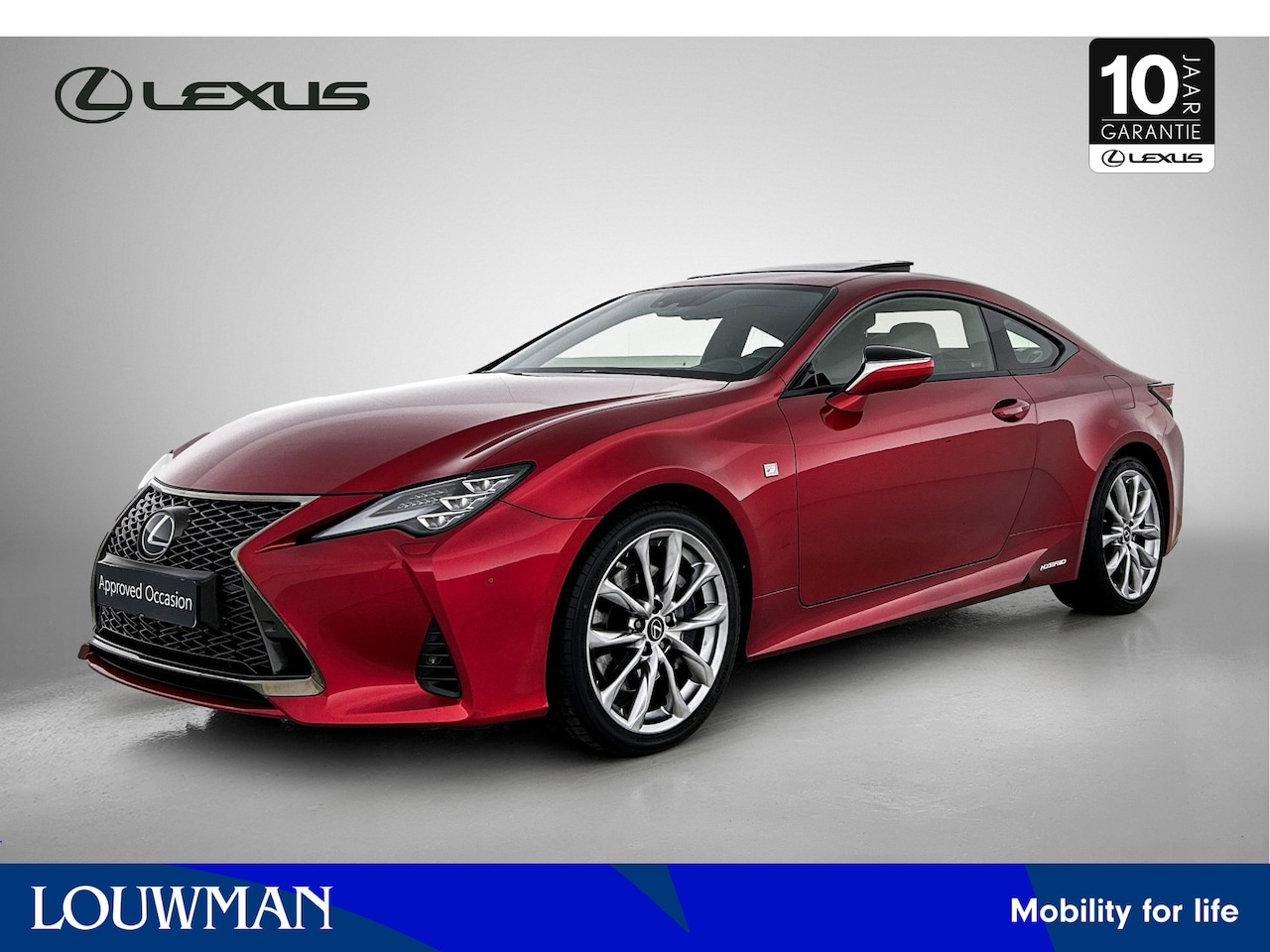 Lexus RC - 300h F Sport Premium | Sunroof | Mark levinson | Stoelverwarming & Koeling | - AutoWereld.nl