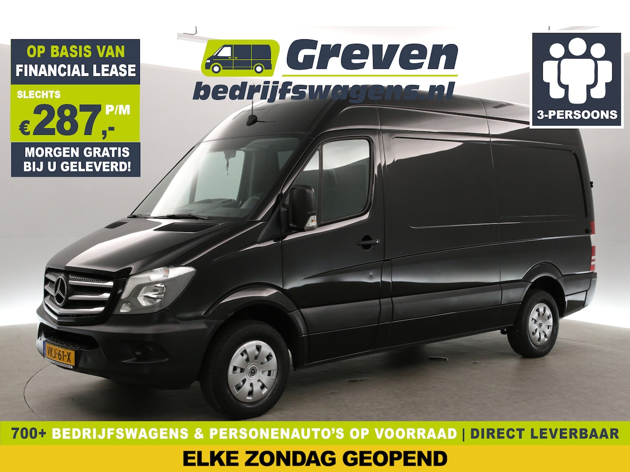 Mercedes-Benz Sprinter - 210 2.2 CDI 366 L2H2 | Camera | 3-Zits | Trekhaak - AutoWereld.nl