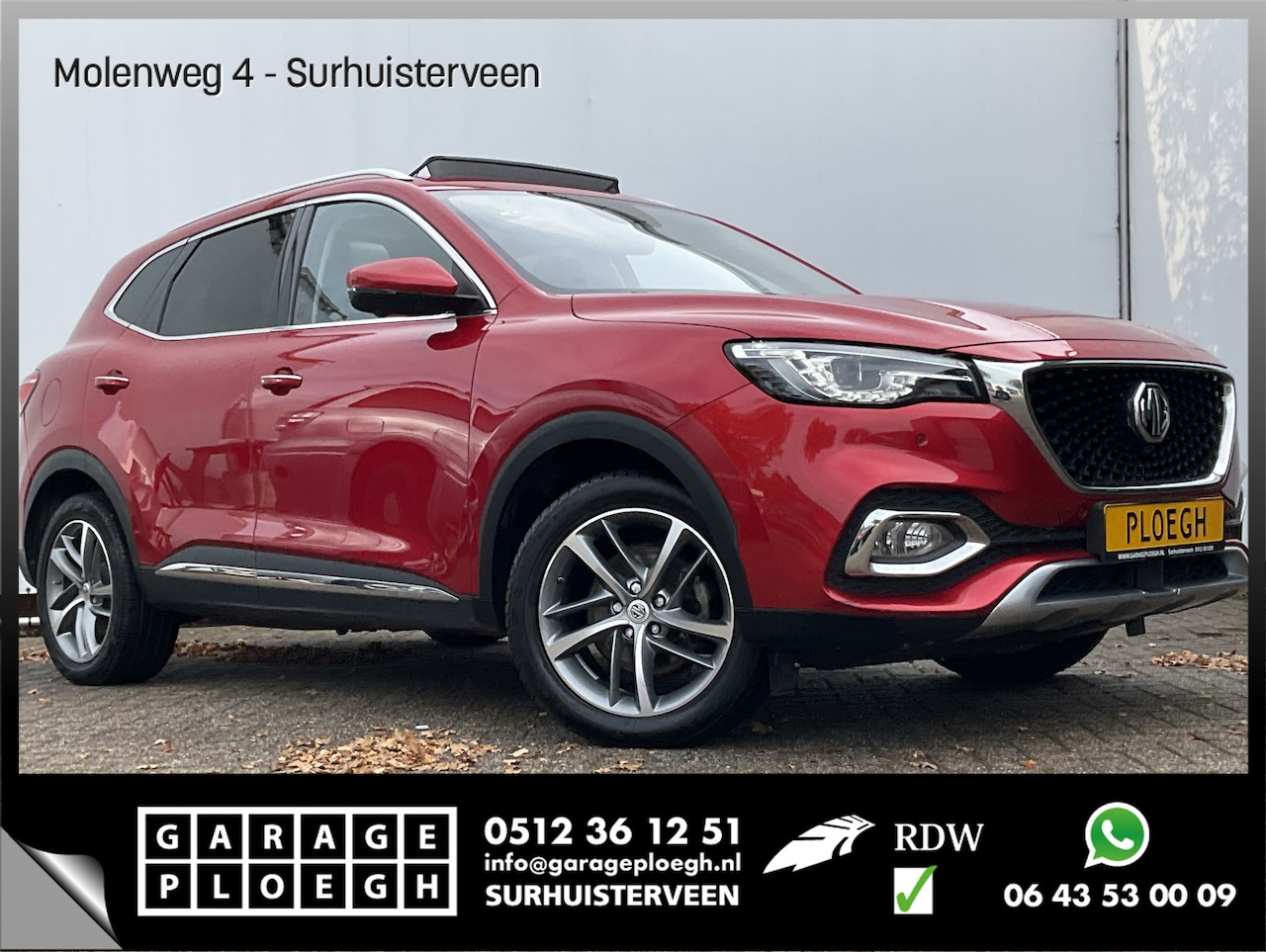 MG EHS - 1.5 TGDI Luxury PHEV Pano Leer Memory 360cam Adap.Cruise Keyless Carplay VOL! - AutoWereld.nl