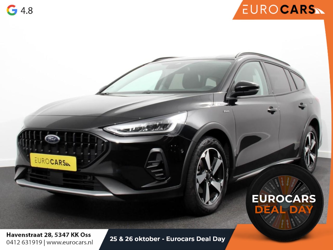 Ford Focus Wagon - 1.0 EcoBoost 155pk Automaat Hybrid Active X | Navigatie | Climate Control | Camera | Parke - AutoWereld.nl
