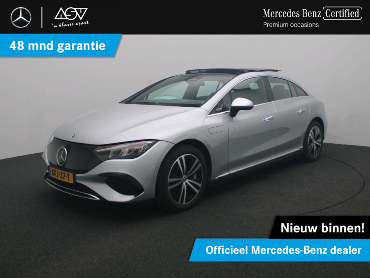 Mercedes-Benz EQE - 300 Business Edition 89 kWh Accu | Panorama - Schuifdak | Smartphone Integratiepakket | DA - AutoWereld.nl