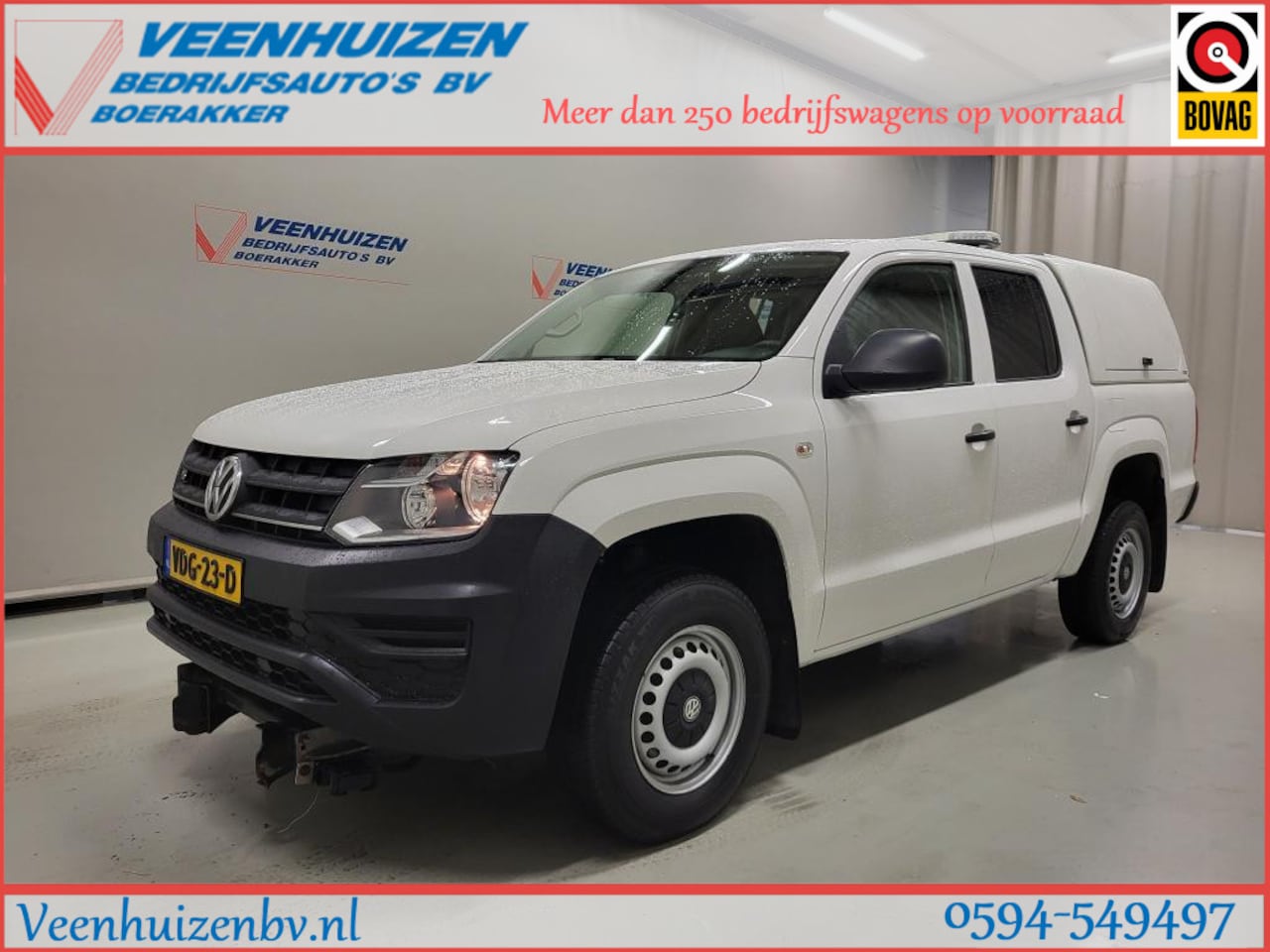 Volkswagen Amarok - 3.0TDI 164pk 4X4 Huif Euro 6! - AutoWereld.nl