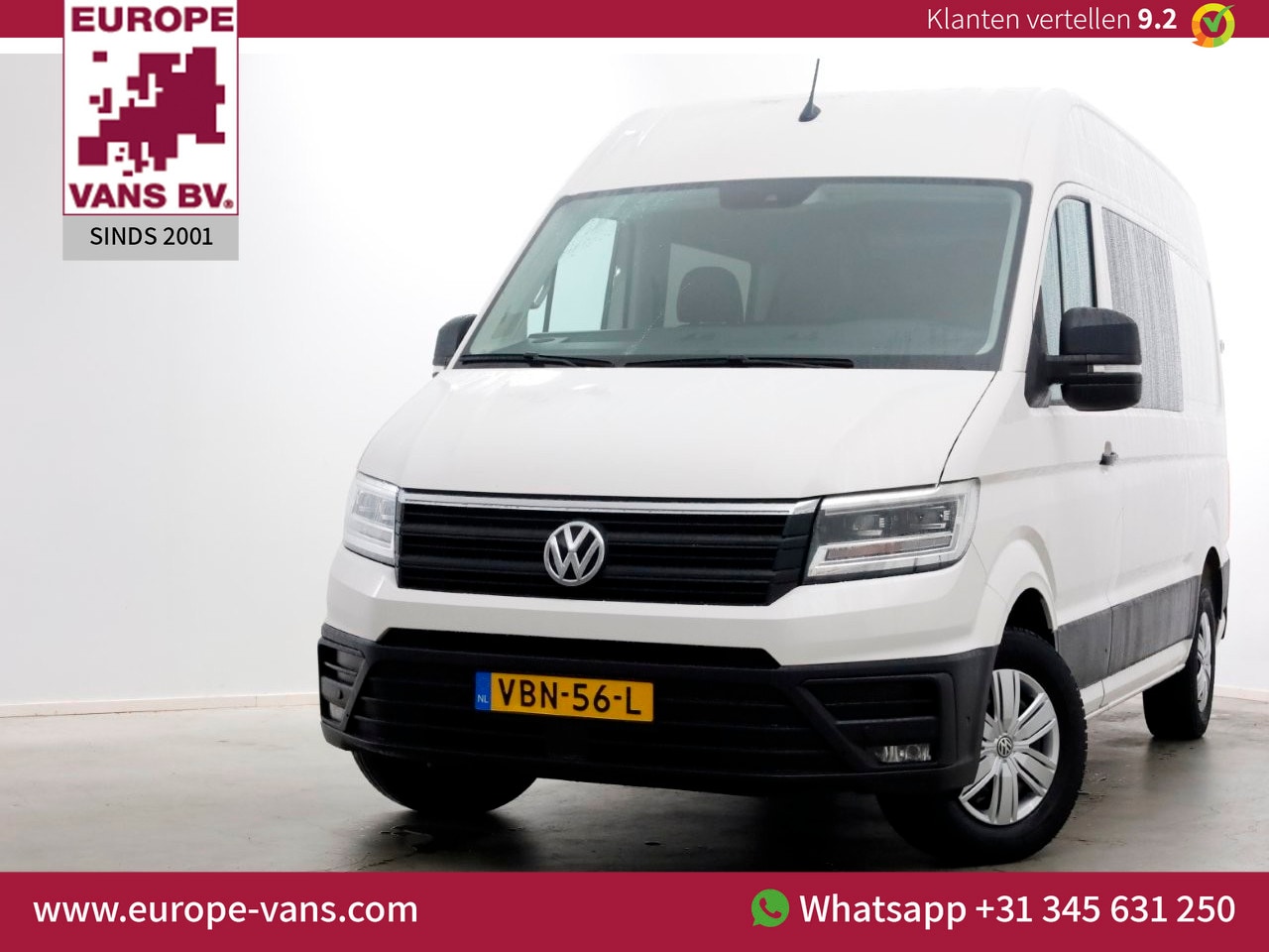 Volkswagen Crafter - 35 2.0 TDI 177pk RWD L3H3 (L2H2) D.C. LED/ACC/Navi/Camera Trekhaak 3500kg 08-2019 - AutoWereld.nl