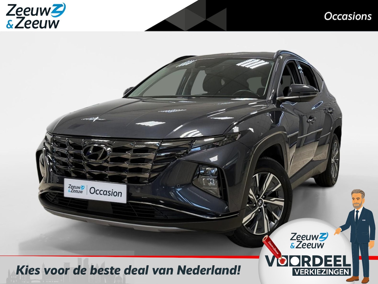 Hyundai Tucson - 1.6 HYBRID COMFORT SMART | NAVI | CRUISE CONTROL | NL-AUTO | DEALER ONDERHOUDEN | - AutoWereld.nl