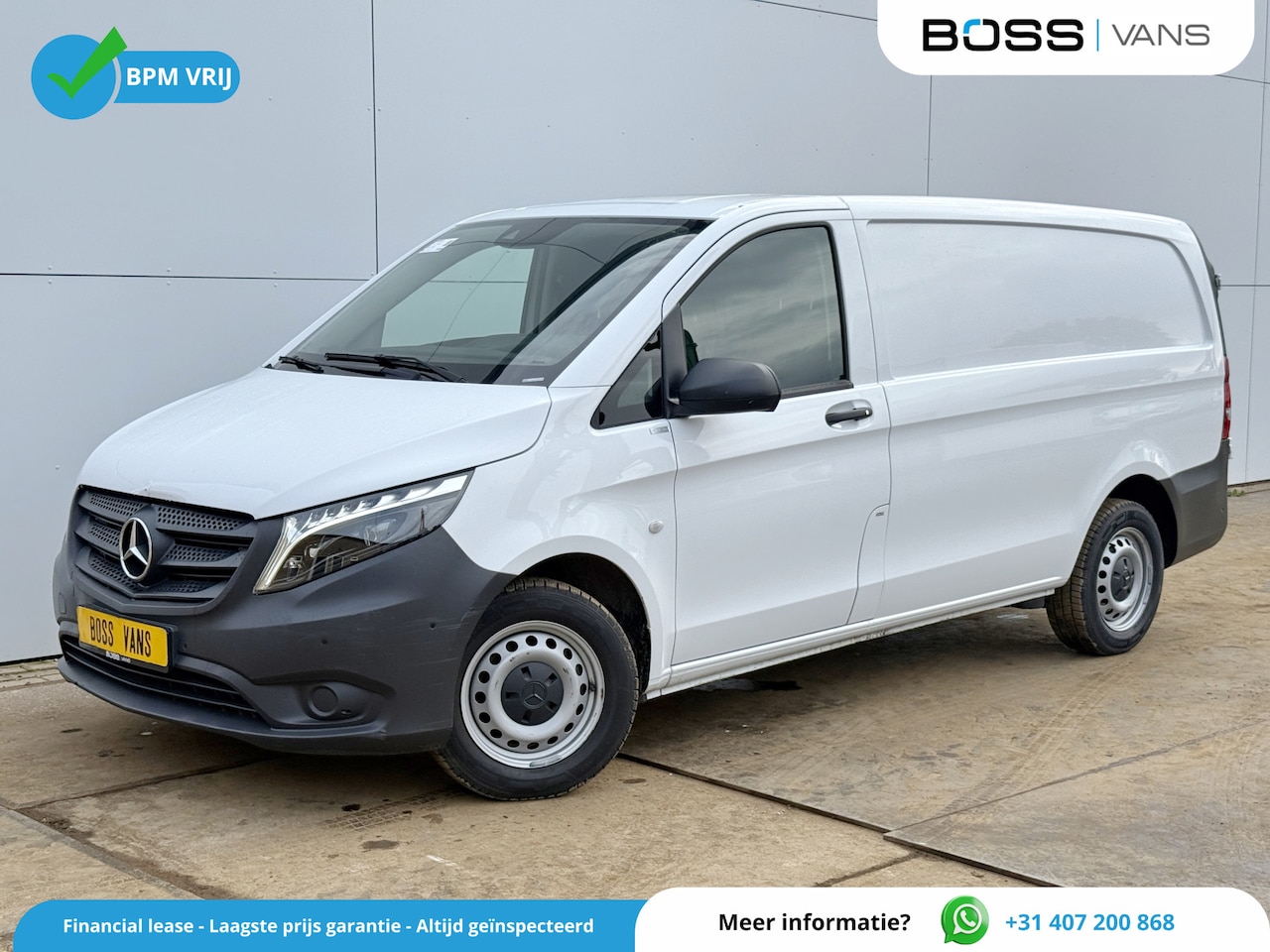 Mercedes-Benz Vito - 116 1.9 CDI Automaat L2H1 LED Airco Carplay Climate Control Parkeersensoren voor achter - AutoWereld.nl