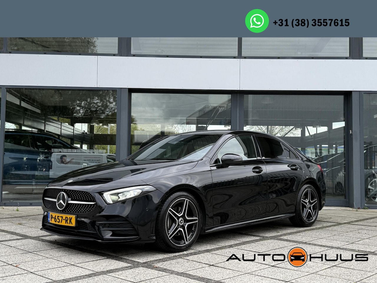 Mercedes-Benz A-klasse - 180 Aut. Business Sol. AMG | Trekhaak | Navi | Camera | Sfeer Verlichting | - AutoWereld.nl