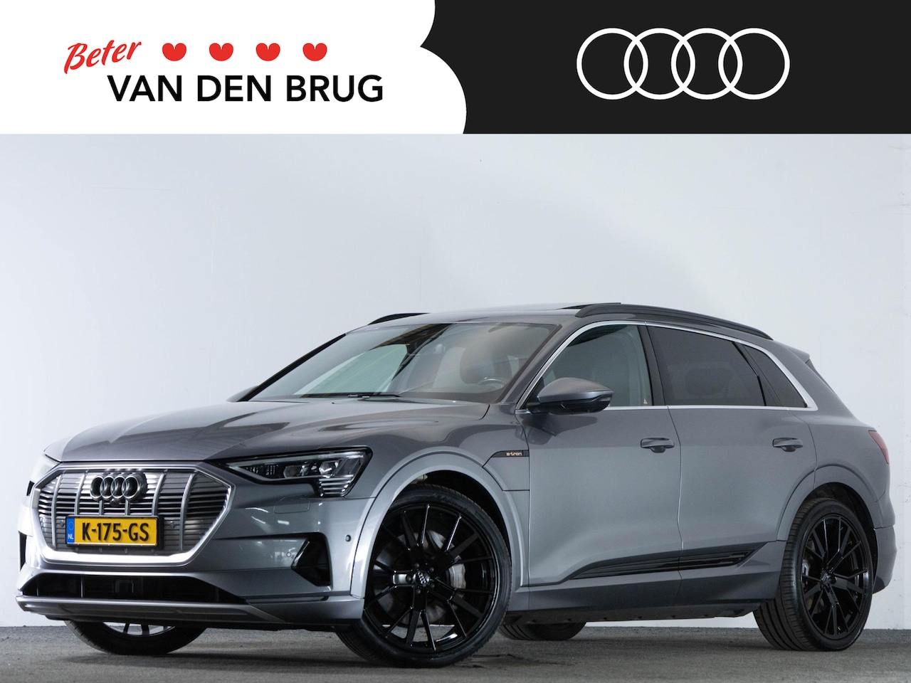 Audi e-tron - e-tron 55 408 PK QUATTRO advanced Pro 95 kWh | LED Matrix | Panoramadak | Leder | Bang & O - AutoWereld.nl