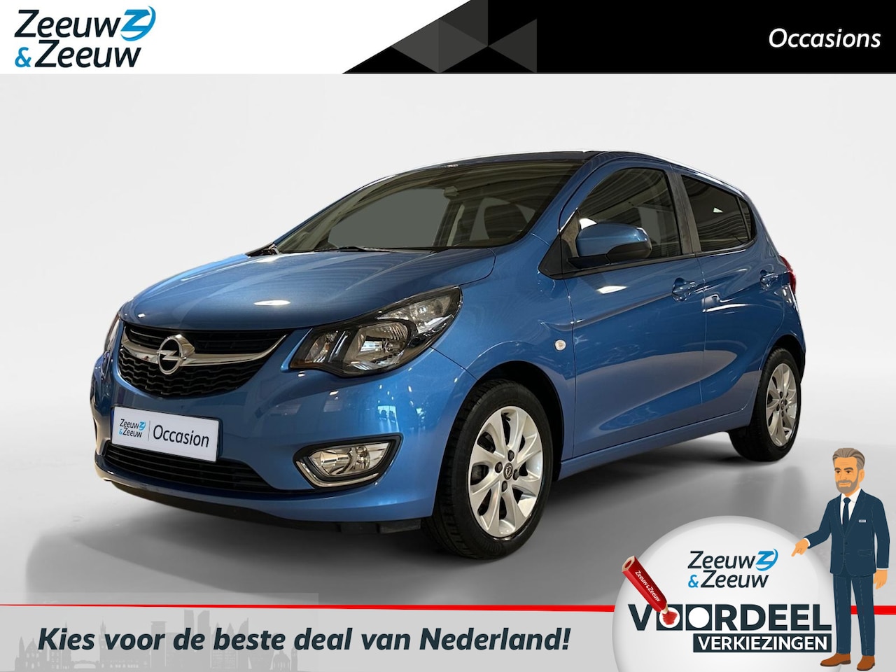 Opel Karl - 1.0 ecoFLEX Innovation | Apple Carplay / Android Auto | Stoelverwarming | Trekhaak | Parke - AutoWereld.nl