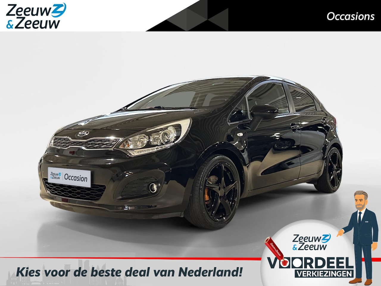 Kia Rio - 1.2 CVVT BusinessLine | Airco | Bluetooth | Cruise control | Multifunctioneel stuurwiel | - AutoWereld.nl