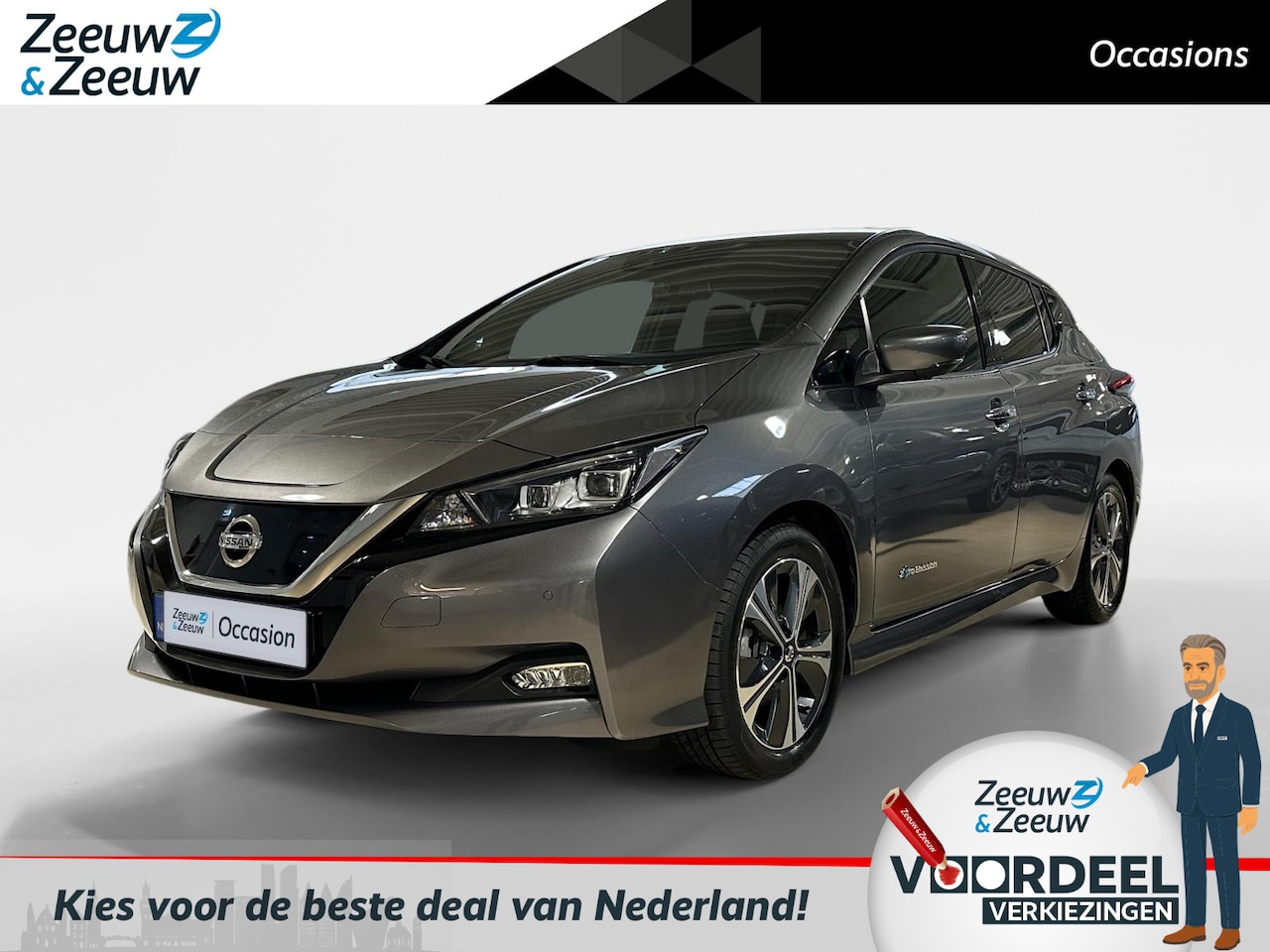 Nissan LEAF - Tekna 40 kWh | Navi | Multimedia voorbereiding | Bose speakers | Stoel-en stuurwielverwarm - AutoWereld.nl