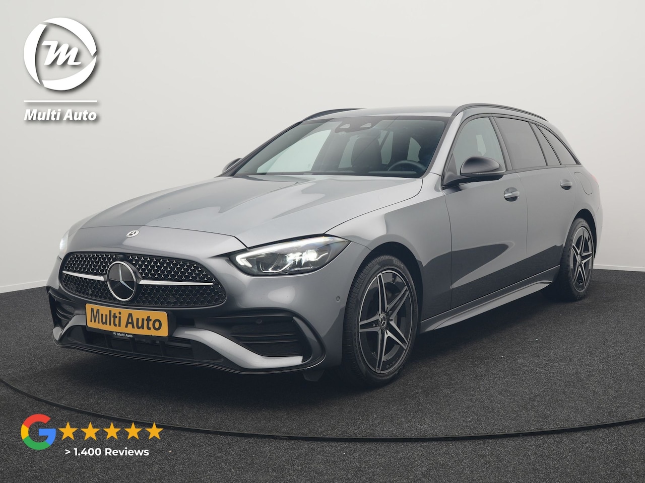Mercedes-Benz C-klasse Estate - 300 e AMG Line NIEUW MODEL Plug In Hybrid 313pk PHEV | Adaptive Cruise | Camera | Alcantar - AutoWereld.nl