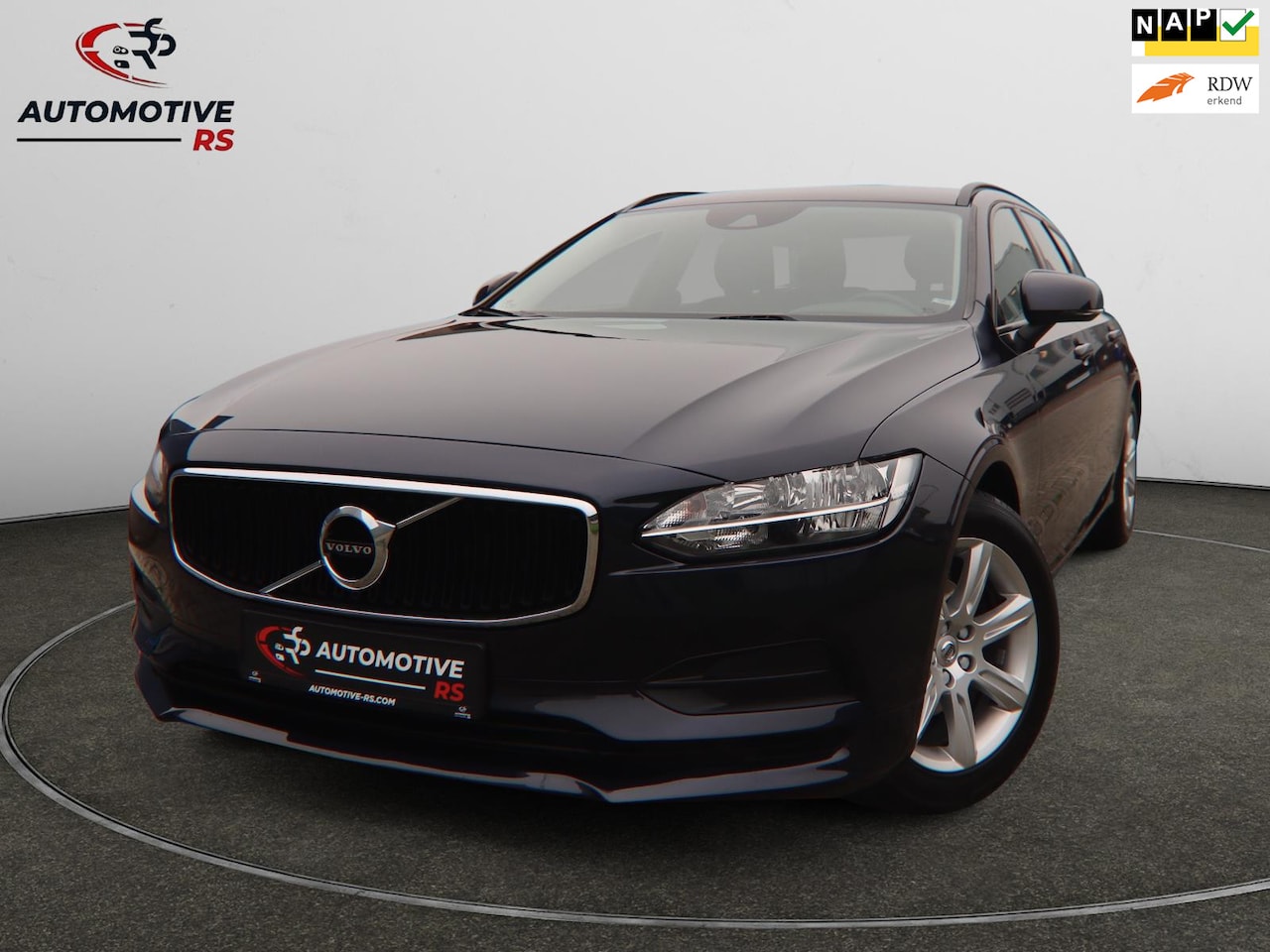 Volvo V90 - 2.0 D3 Kinetic|Navi Parkpilot Nap Trekhaak Cruise Control Lane Assist ACC Virtual Cockpit - AutoWereld.nl