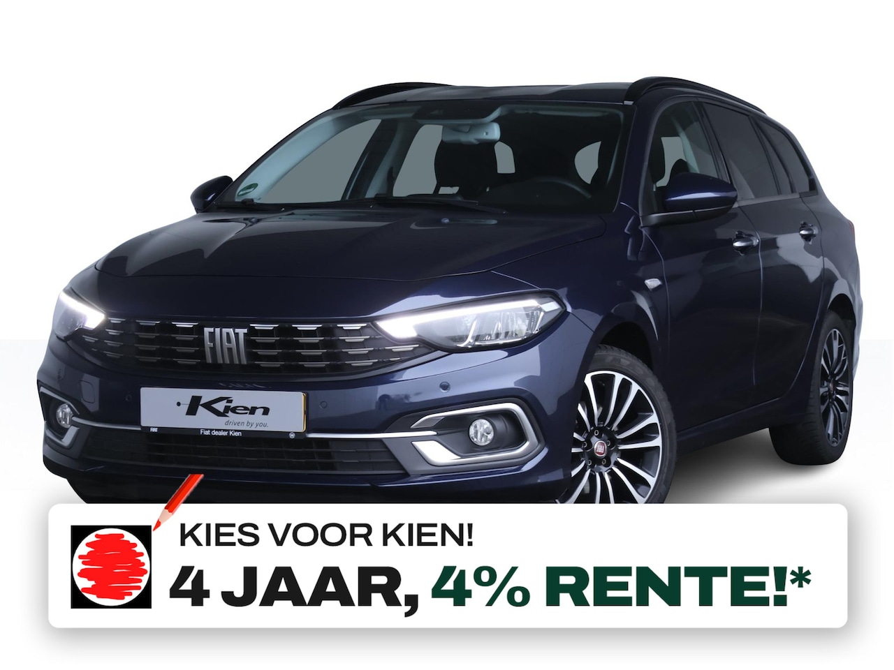 Fiat Tipo Stationwagon - 1.0 Life | Navigatie | PDC Voor achter | Cruise Control | - AutoWereld.nl