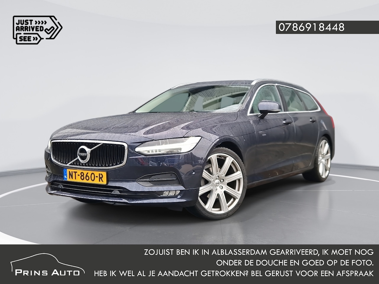 Volvo V90 - 2.0 D4 Momentum |NAVI|CAMERA|STOELVW|ADAPTIVE CRUISE|ELEKTRISCHE STOELEN| 3990 - AutoWereld.nl
