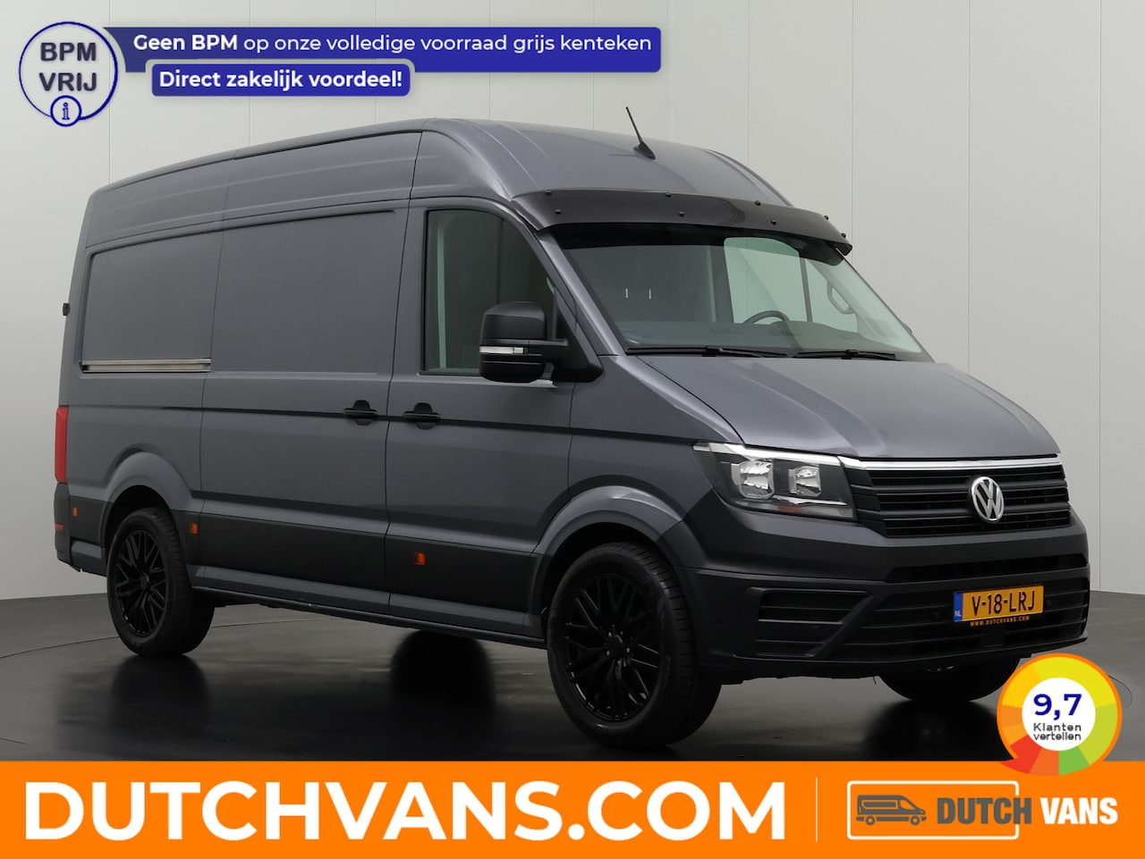 Volkswagen Crafter - 2.0TDI 177PK L3H3 Highline | Navigatie | Camera | 3-Persoons | Airco | Cruise - AutoWereld.nl