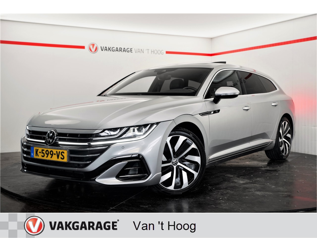 Volkswagen Arteon Shooting Brake - 2.0 TSI R-Line Business+ Panoramadak Leder ElectrischeTrekhaak - AutoWereld.nl