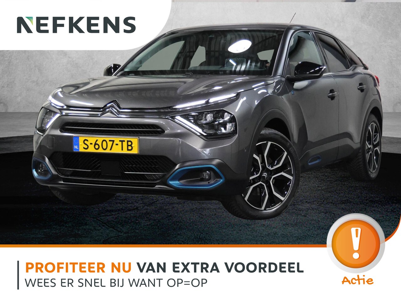 Citroën Ë-C4 - Shine 50kWh 136PK | 1ste eigenaar | 3 FASE | LEER | Winterpakket | Camera | LED lampen | A - AutoWereld.nl