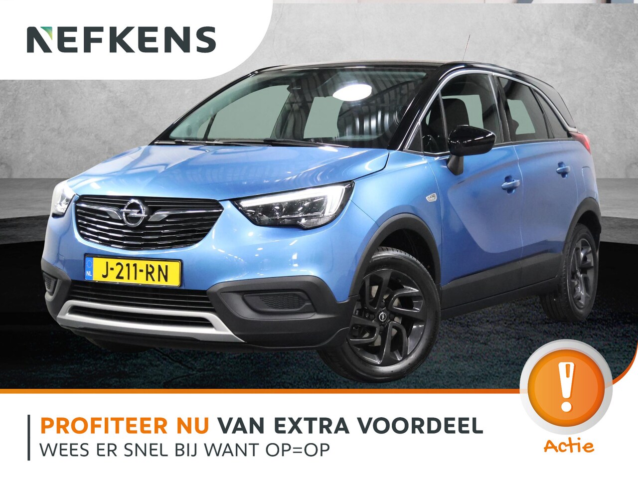 Opel Crossland X - 110PK Edition 2020 | 1ste eigenaar | AppleCarplay/Android Auto | Airco | 16"LMV | Two-Tone - AutoWereld.nl