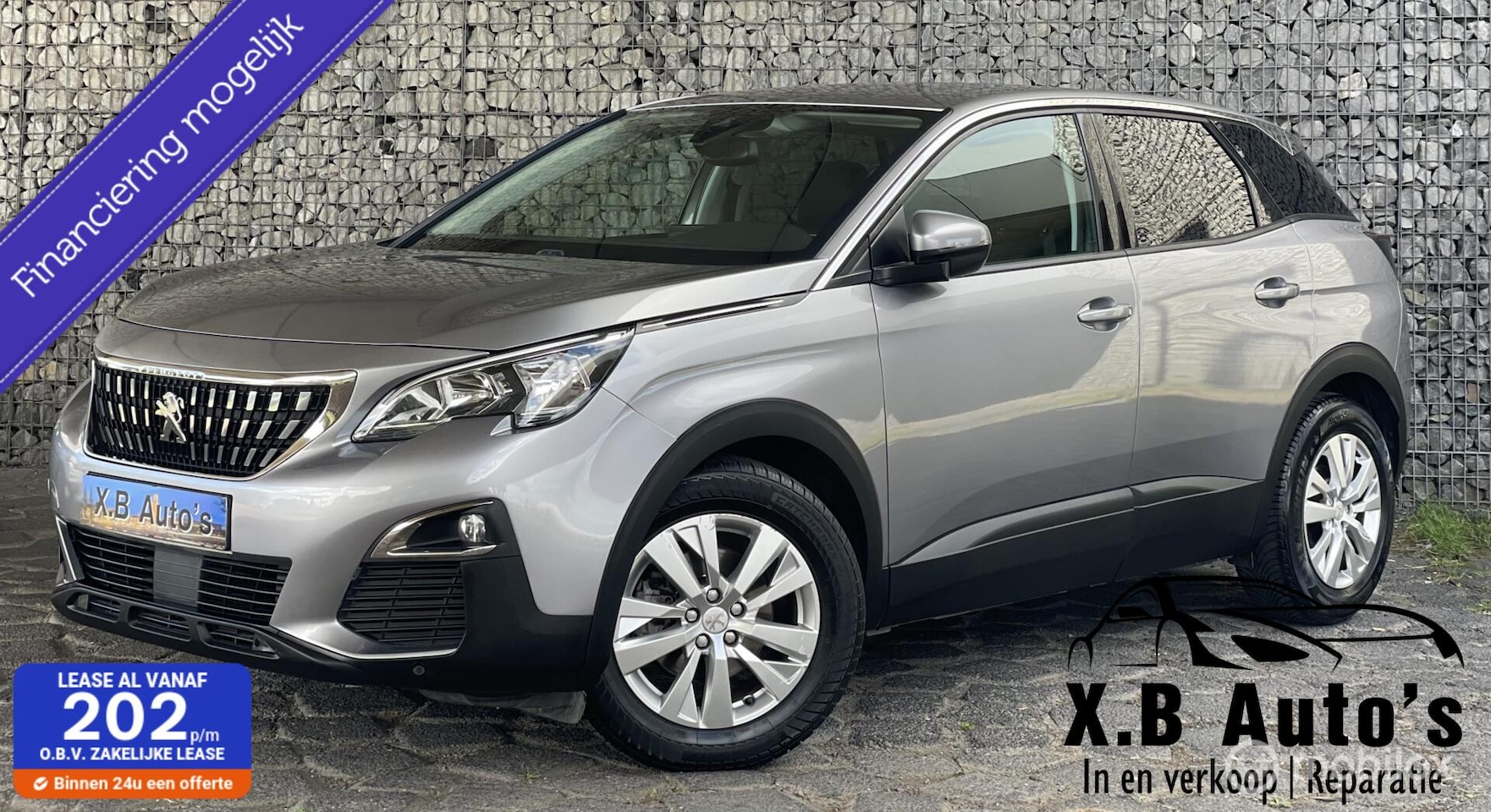 Peugeot 3008 - 1.6 BlueHDi|Blue Lease|Premium|AUTOMAAT|APK2026 - AutoWereld.nl