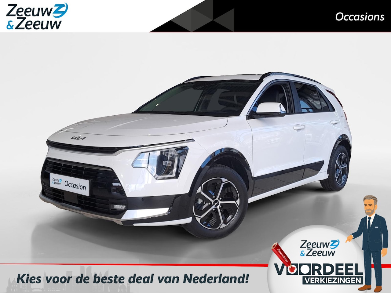 Kia Niro - 1.6i Hybrid DynamicPlusLine 1e Eigenaar | Dealer onderhouden | Fabrieksgarantie 31-5-2031 - AutoWereld.nl
