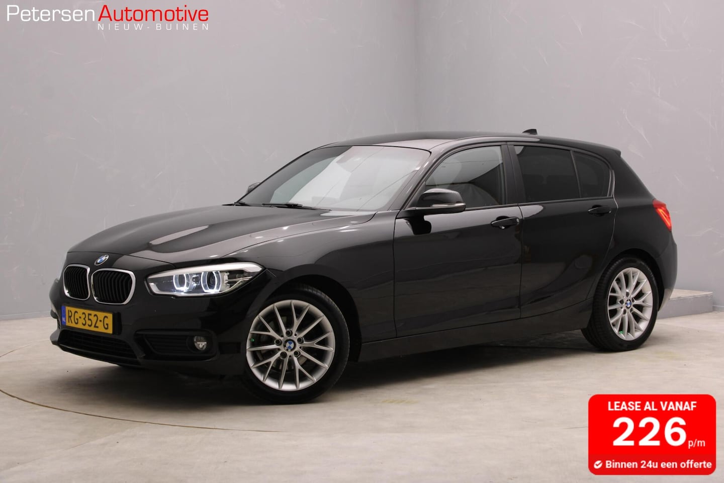 BMW 1-serie - 116d Sport Line *Leder* Automaat* Navi* PDC* - AutoWereld.nl