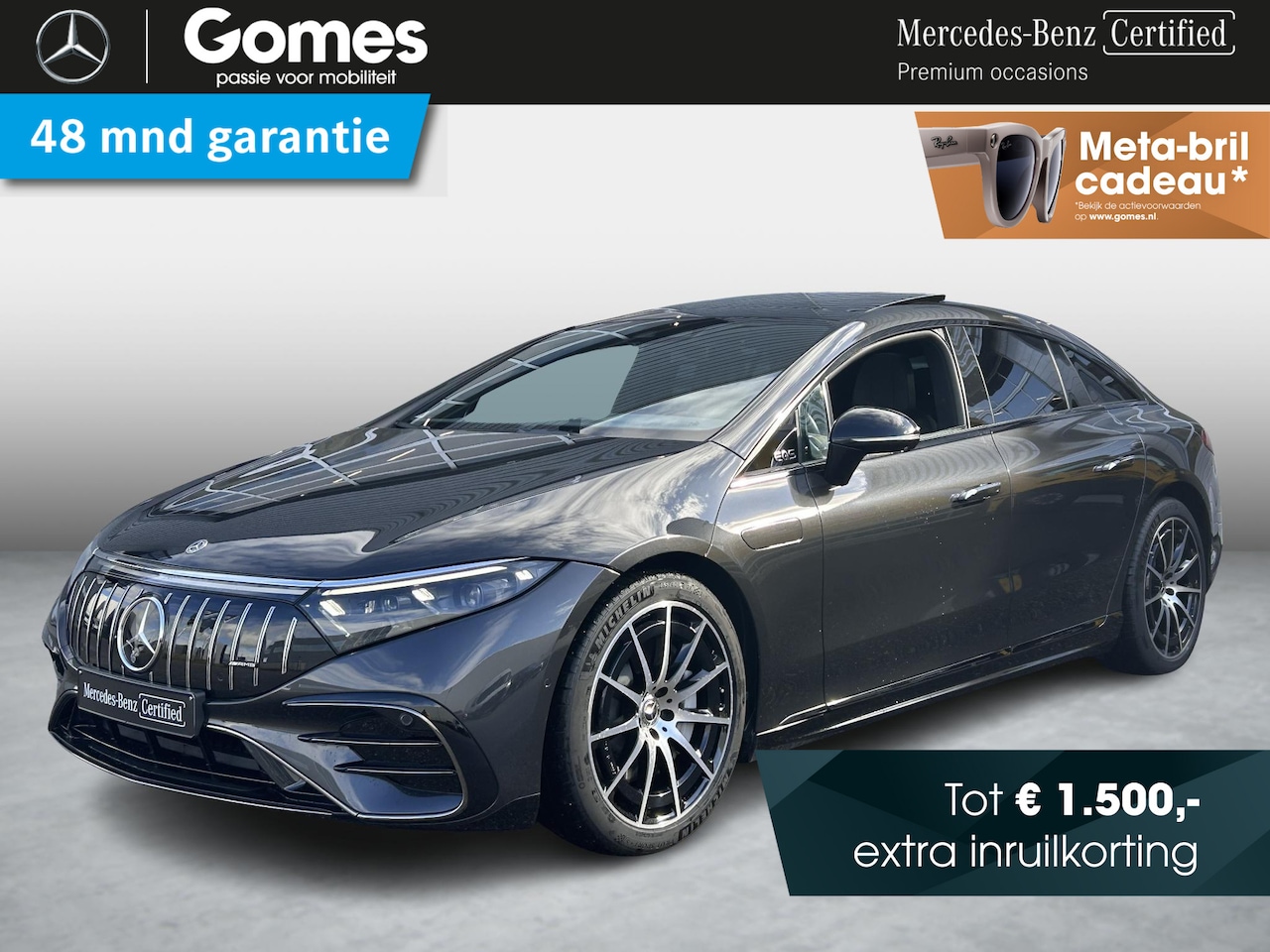 Mercedes-Benz EQS - 450+ AMG | Panoramadak | Trekhaak | Burmester | Carplay - AutoWereld.nl