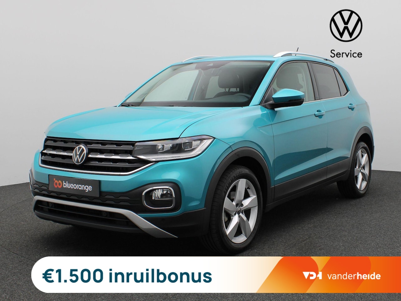 Volkswagen T-Cross - 1.5 TSI Style 150PK DSG Adaptieve Cruise Controle, Achteruitrijcamera, LED koplampen, Side - AutoWereld.nl