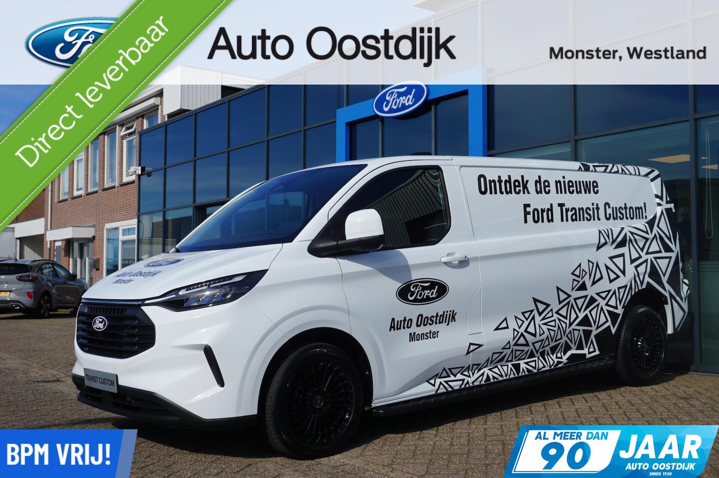 Ford Transit Custom - 320 2.0 TDCI L2H1 Trend 136PK DIRECT RIJDEN!! Camera Carplay-Navi Cruise LED Laadruimte Pa - AutoWereld.nl