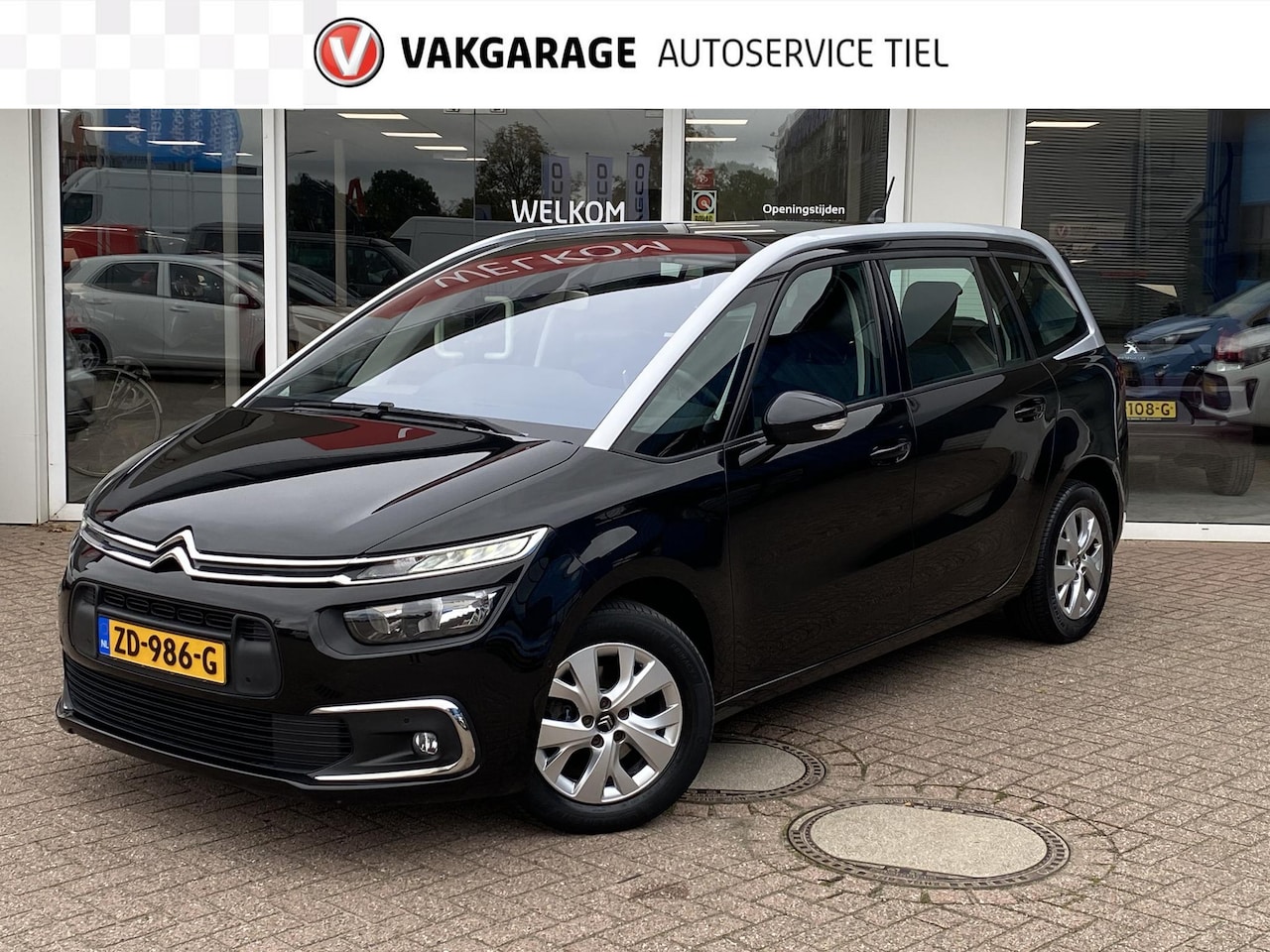 Citroën Grand C4 Picasso - 1.2 PureTech Feel Automaat, 7 zits, cruise control, achteruitrij camera, dodehoek detectie - AutoWereld.nl