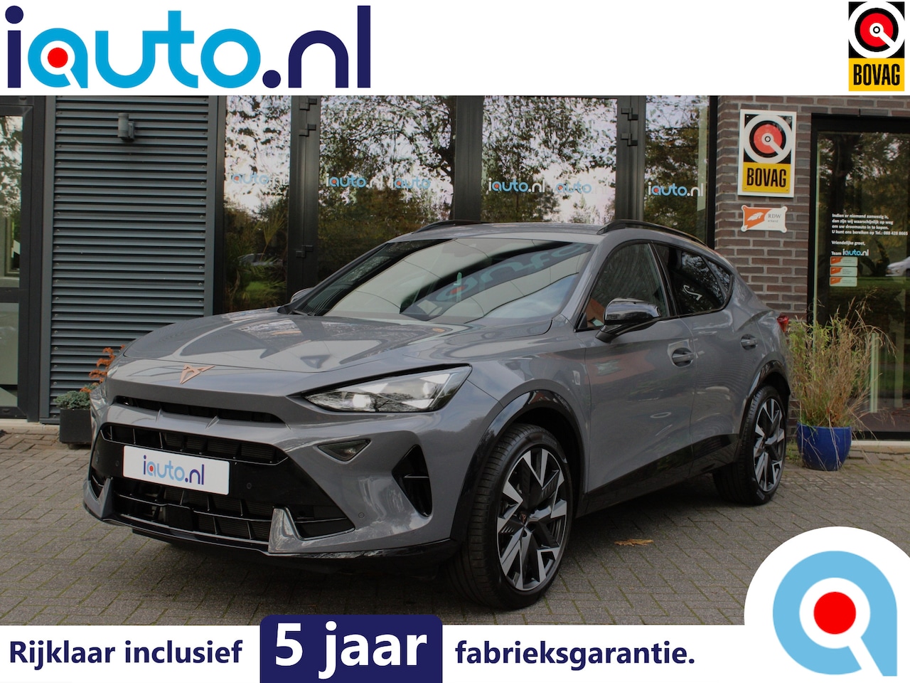 CUPRA Formentor - 1.5 TSI 110kW DSG Business Black Matrix LED/DCC/ACC/Camera/Keyless/Elek. klep/19" - AutoWereld.nl