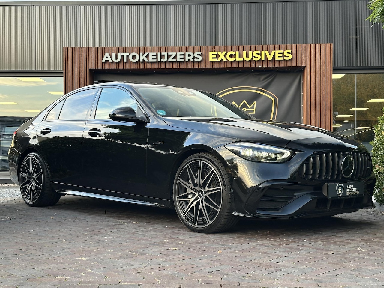 Mercedes-Benz C-klasse - AMG 43 4MATIC Panoramadak Burmester Adapt. Cruise Ambient HeadUp Nieuwe Model! - AutoWereld.nl