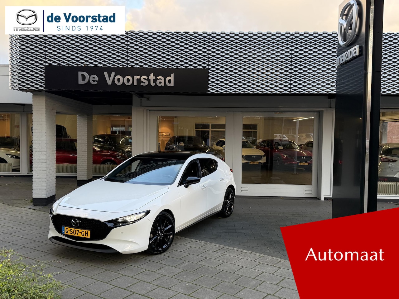 Mazda 3 - 2.0 e-SkyActiv-X M Hybrid 180 Luxury | Automaat | Leder | 360 camera |Ned. auto | Dealer o - AutoWereld.nl