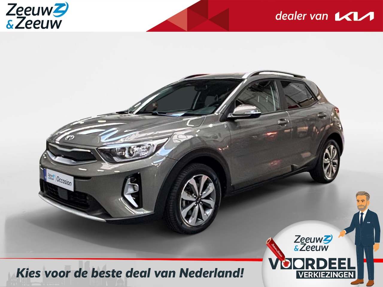 Kia Stonic - 1.0 T-GDi MHEV DynamicPlusLine Navigatie | eerste eigenaar | Dealeronderhouden | Achteruit - AutoWereld.nl
