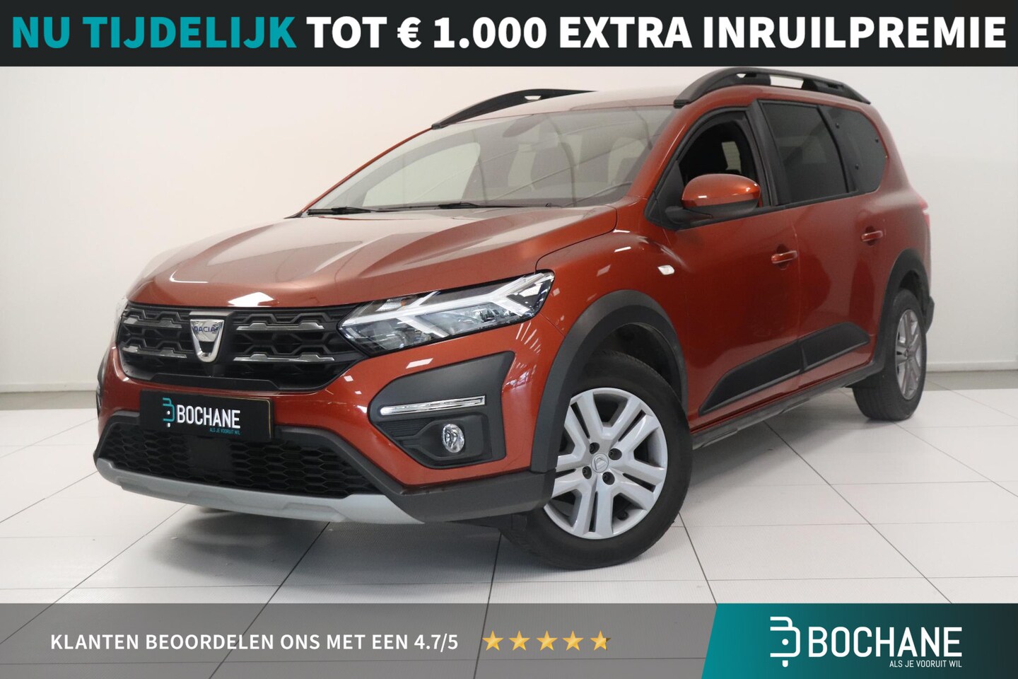 Dacia Jogger - 1.0 TCe Comfort 7p. | Parkeersensor | Airco | Trekhaak | AppleCarplay AndroidAuto Navigati - AutoWereld.nl